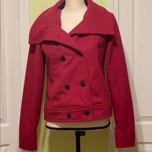 Roxy Wool Jacket- fuchsia color